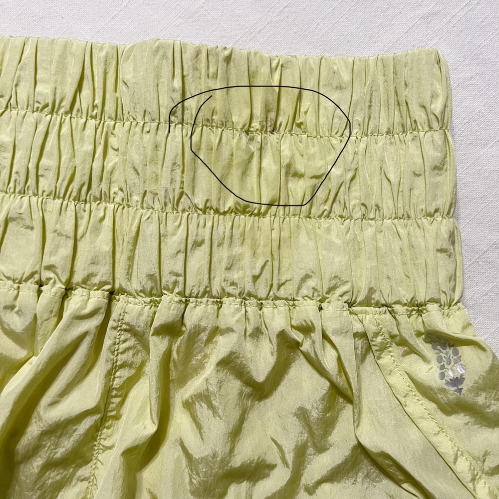 Free People The Way Home Shorts in‎ Lemon Verbena - Picture 12 of 12